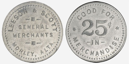 Leeson & Scott - General Merchants - Morley - 25 cents