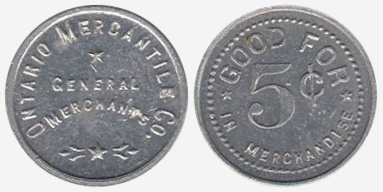 Ontario Mercantile Co. - General merchants - 5 cents