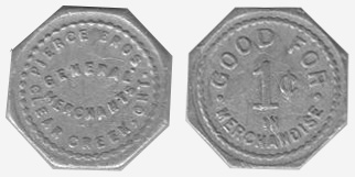 Pierce Bros. - Clear Creek - 1 cent