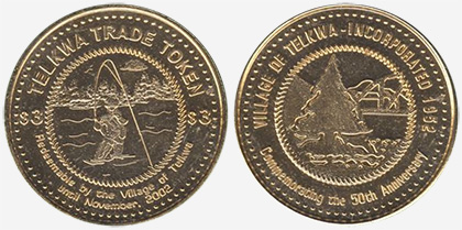 Telkwa - Trade token - Gold Plated