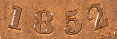 Bank of Upper Canada - 1 penny 1852 - 2 étroit