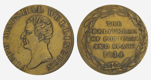 Marshall - 1/2 penny - 1814 - Laiton