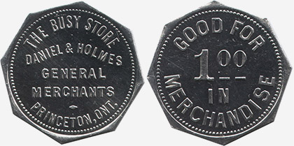 Daniel & Holmes - General Merchants - Princeton - 100 in merchandise