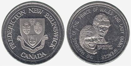 Fredericton - Trade Dollar - 1981