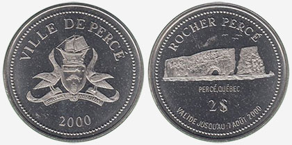 Percé - Rocher Percé - 2000 - Métal blanc