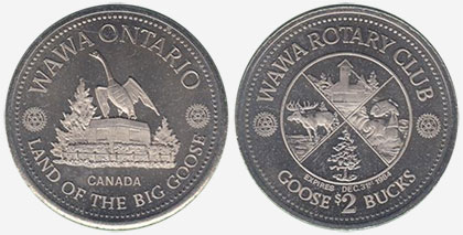 Wawa - Wawa Rotary Club - 1984 - Land of the Big Goose