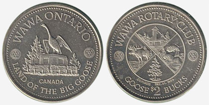 Wawa - Wawa Rotary Club - 1989 - Land of the Big Goose