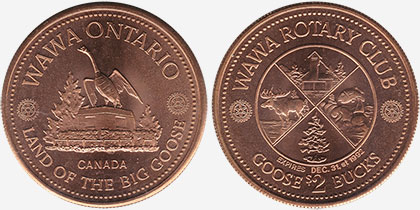 Wawa - Wawa Rotary Club - 1992 - Land of the Big Goose