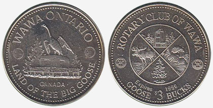 Wawa - Wawa Rotary Club - 1996 - Land of the Big Goose