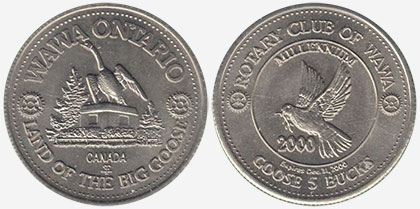 Wawa - Wawa Rotary Club - 2000-1 - Land of the Big Goose