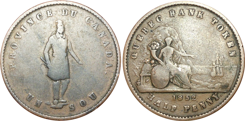 G-4 - 1/2 penny 1852