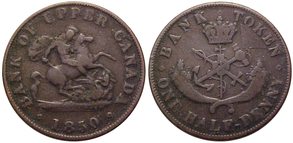 G-4 - 1/2 penny 1850