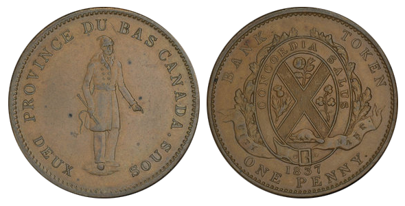 1 penny 1837