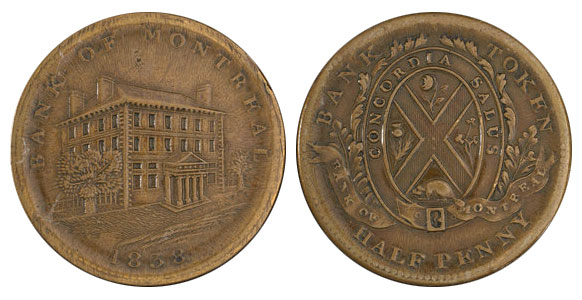 1/2 penny 1838