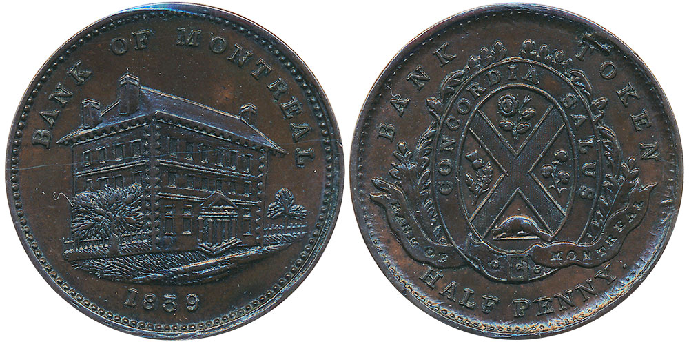 1/2 penny 1839
