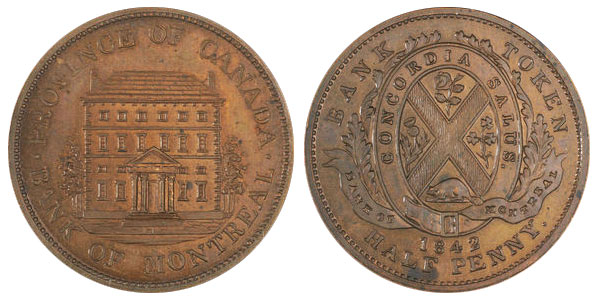 1/2 penny 1842