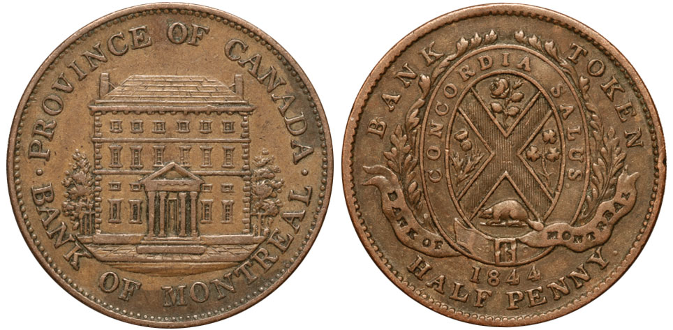 1/2 penny 1844