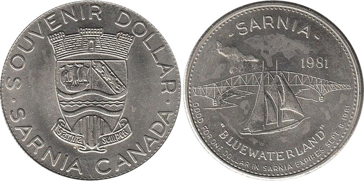 Sarnia - Souvenir Dollar