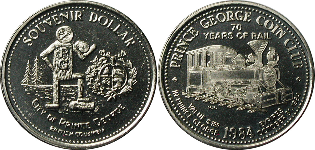 Prince George - Souvenir Dollar