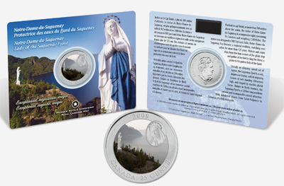Pièce de 25 cents 2009 - Notre-Dame-Du-Saguenay