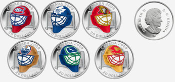Pièces et articles-cadeaux de la LNH 2009