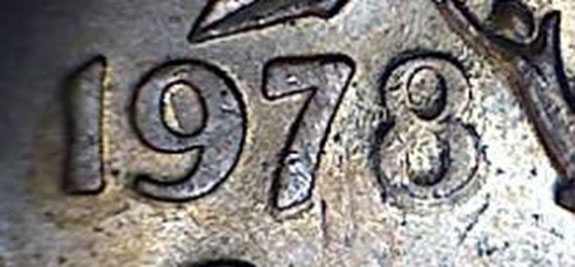 1 cent 1978 - Double 78