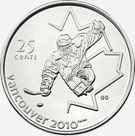 25 cents 2009 - Hockey sur luge