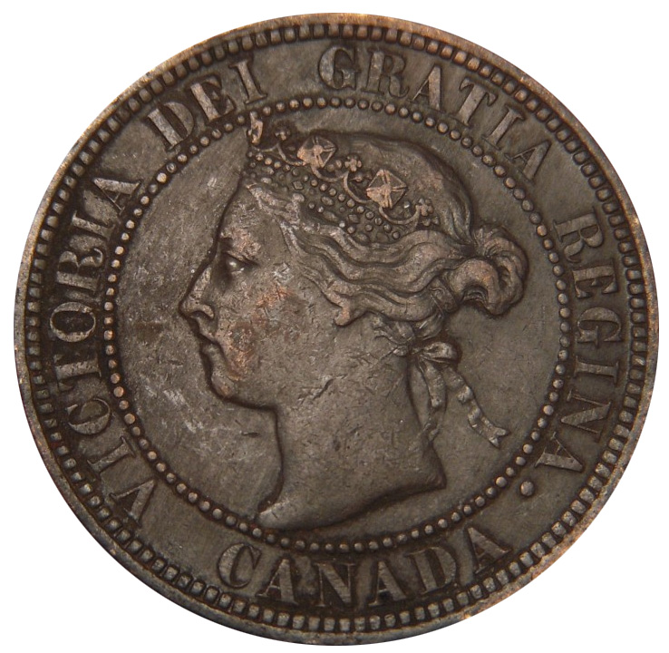 VF-20 - 1 cent 1876 à 1901 - Victoria