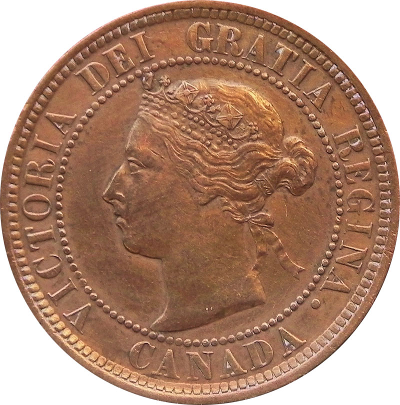 AU-50 - 1 cent 1876 à 1901 - Victoria