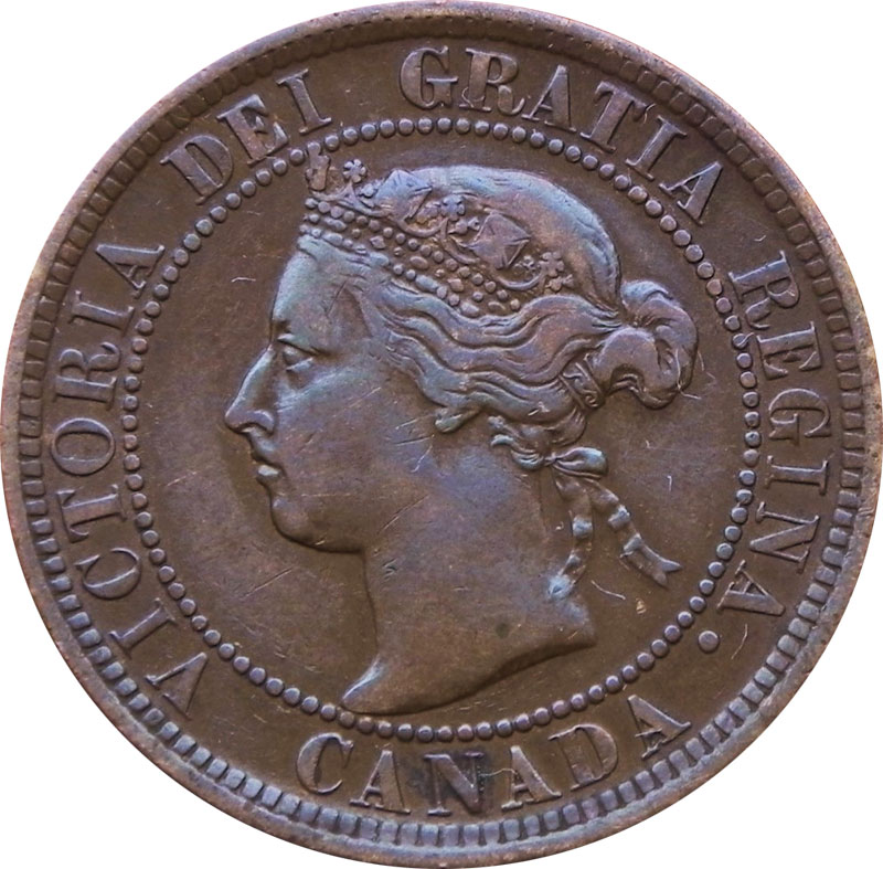 VF-20 - 1 cent 1876 à 1901 - Victoria
