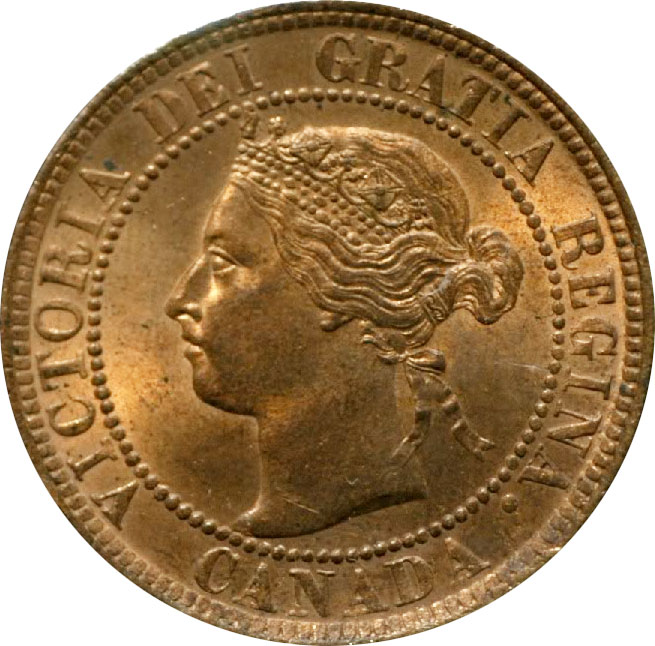 MS-60 - 1 cent 1876 à 1901 - Victoria