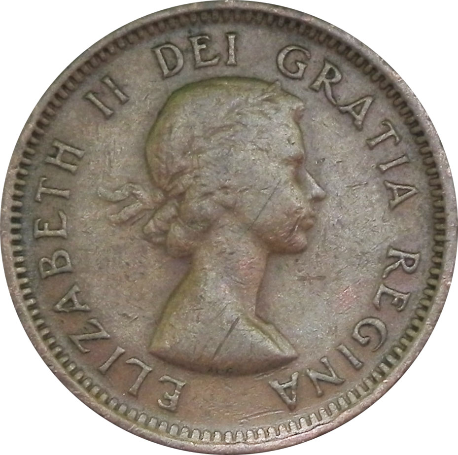 VG-8 - 1 cent 1953 à 1964 - Elizabeth II