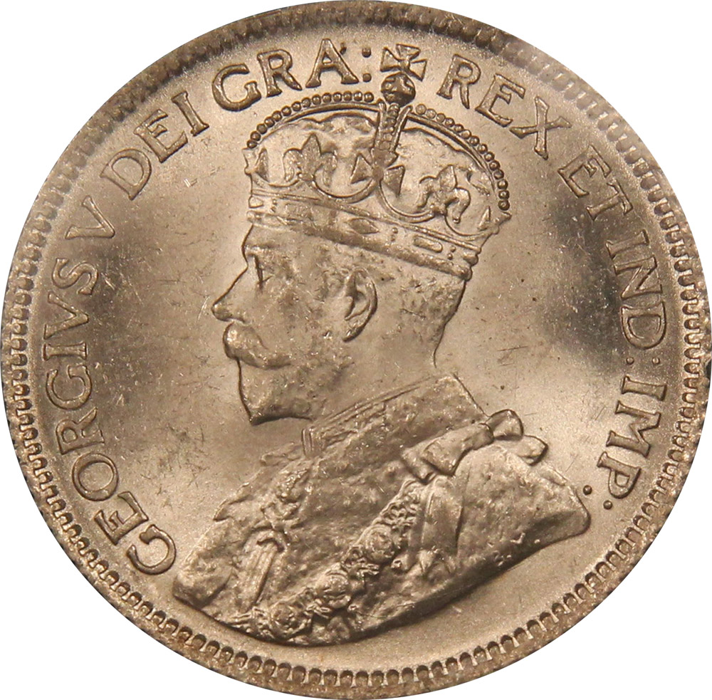 MS-60 - 25 cents 1911 à 1936 - George V