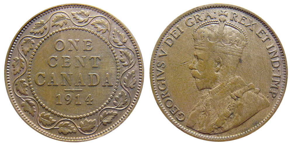 1 cent 1914