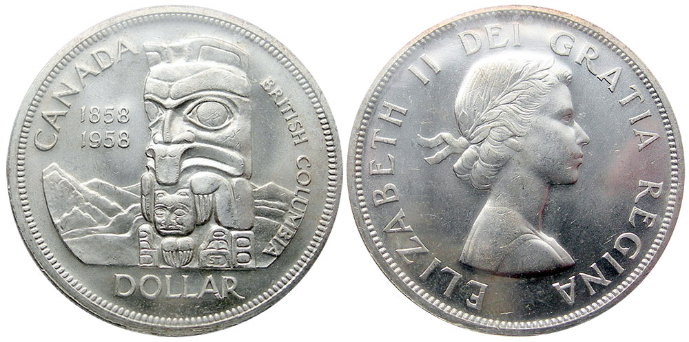 1 dollar 1958