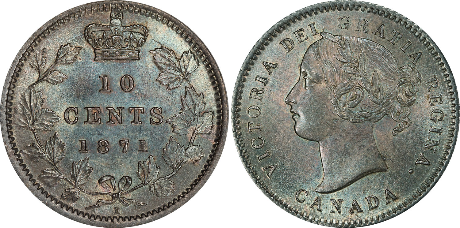 10 cents 1871