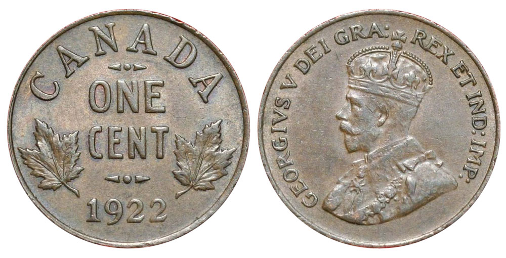 1 cent 1922