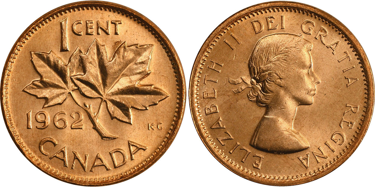 1 cent 1962