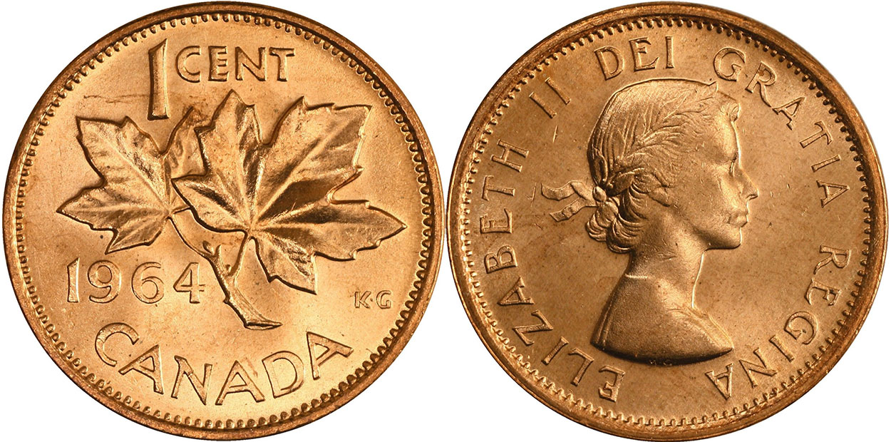 1 cent 1964