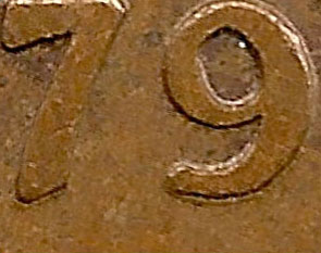 1 cent 1979 - Double 79