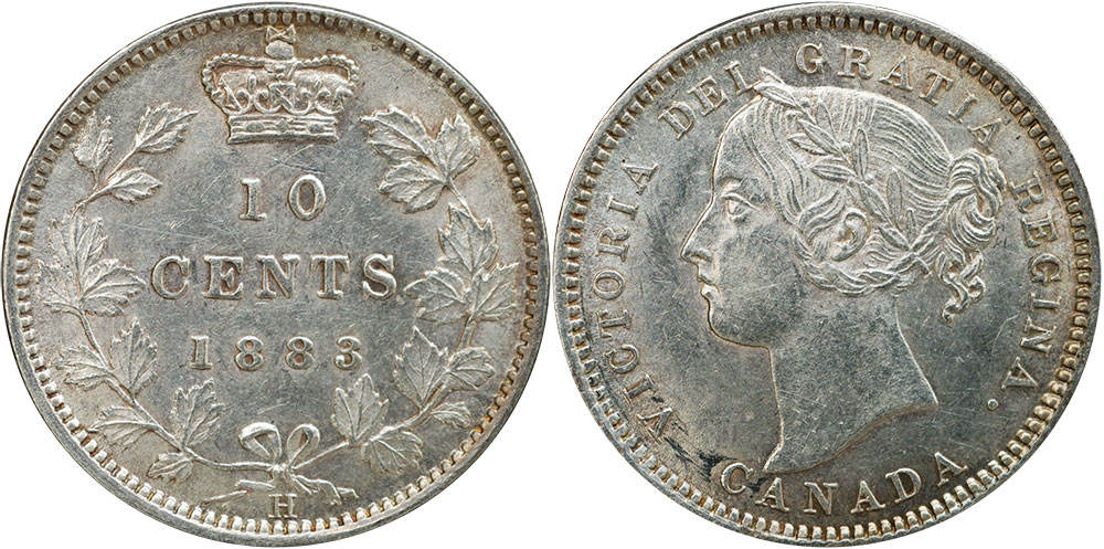 10 cents 1883