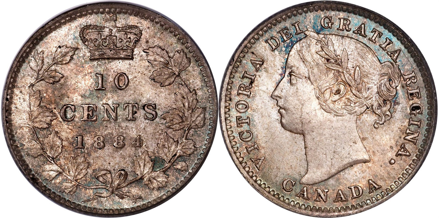 10 cents 1884