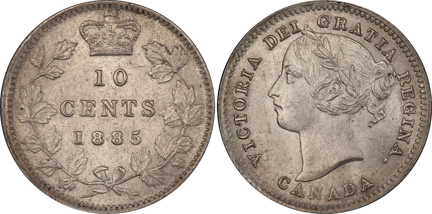 10 cents 1885