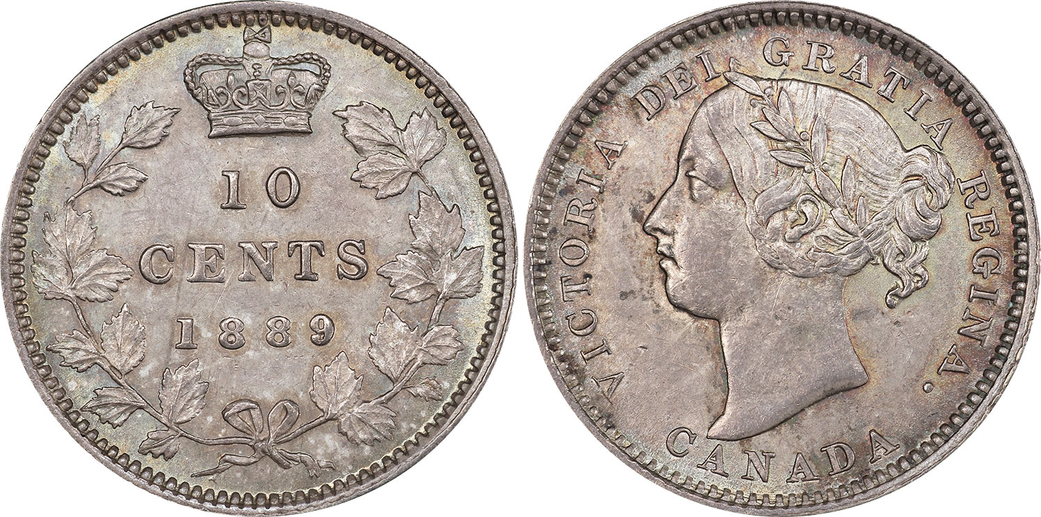 10 cents 1889