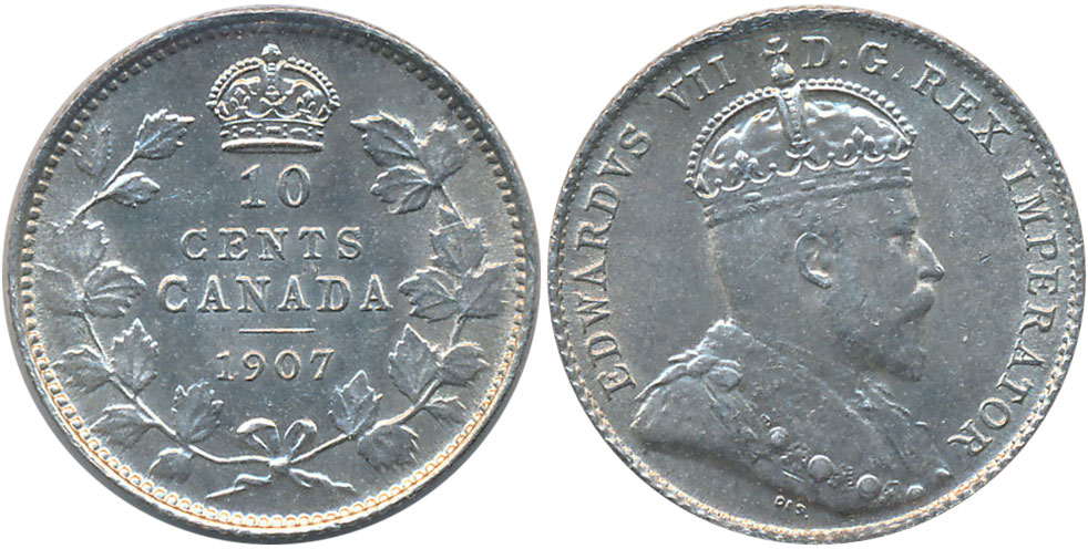 10 cents 1907