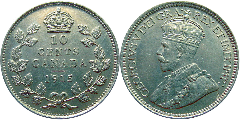10 cents 1915