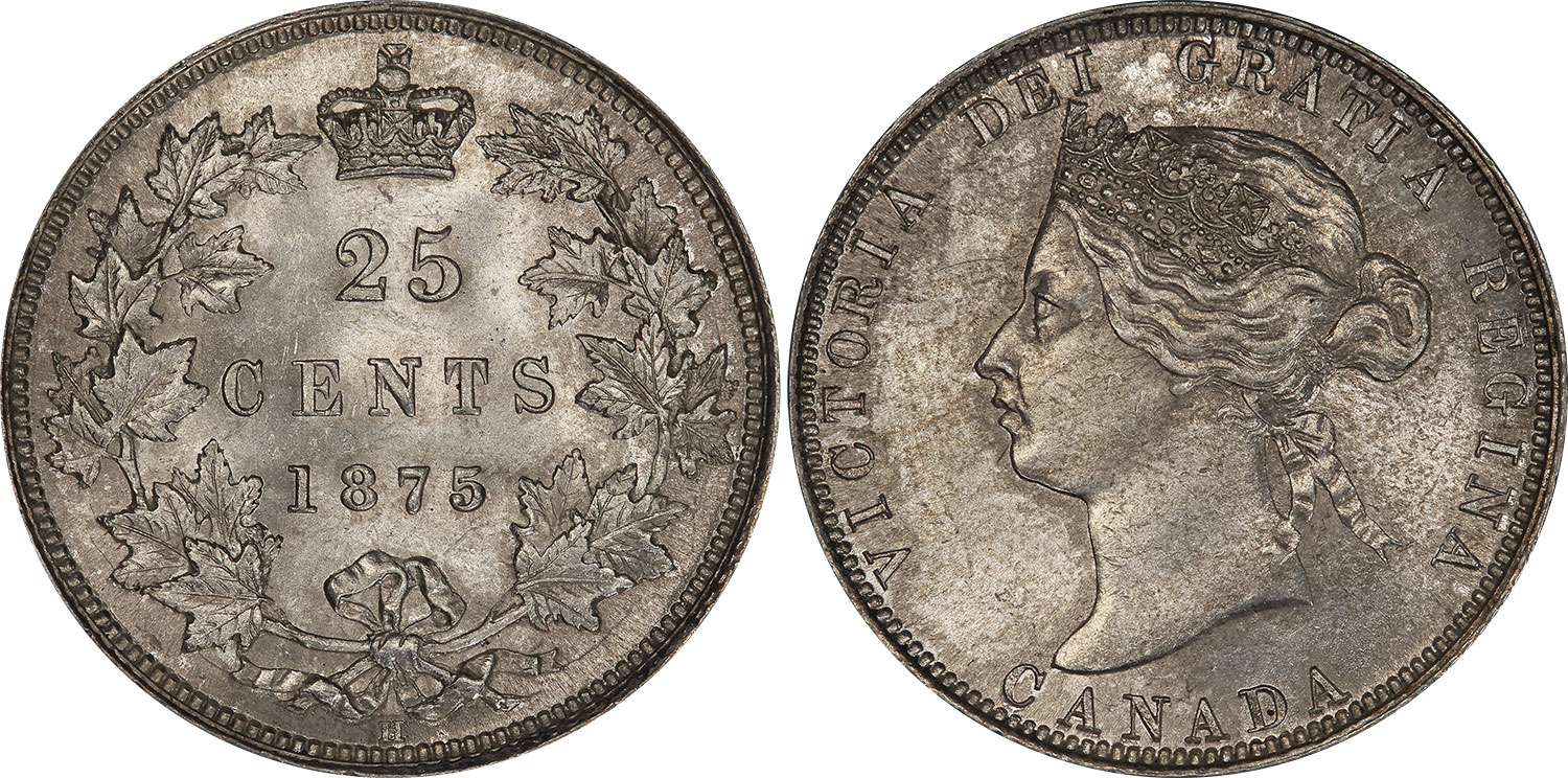 25 cents 1875