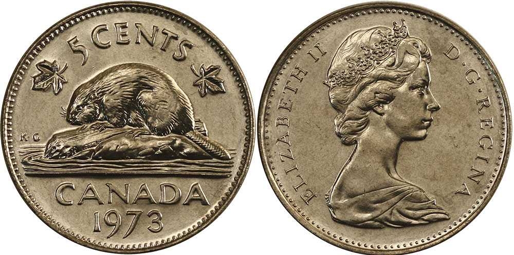 5 cents 1973