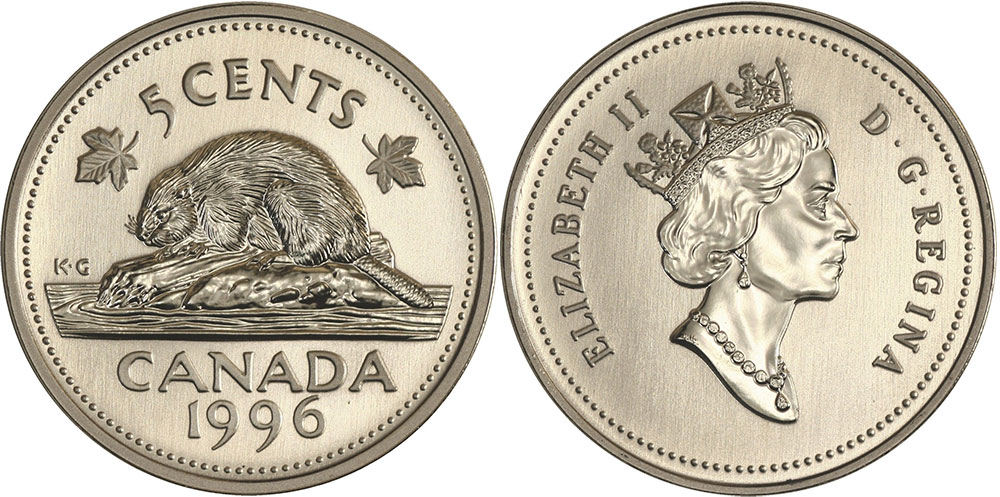 5 cents 1996